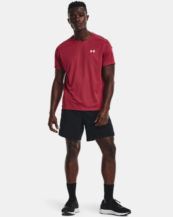 Men's UA Speed Stride 2.0 T-Shirt, Pink, pdpMainDesktop image number 3